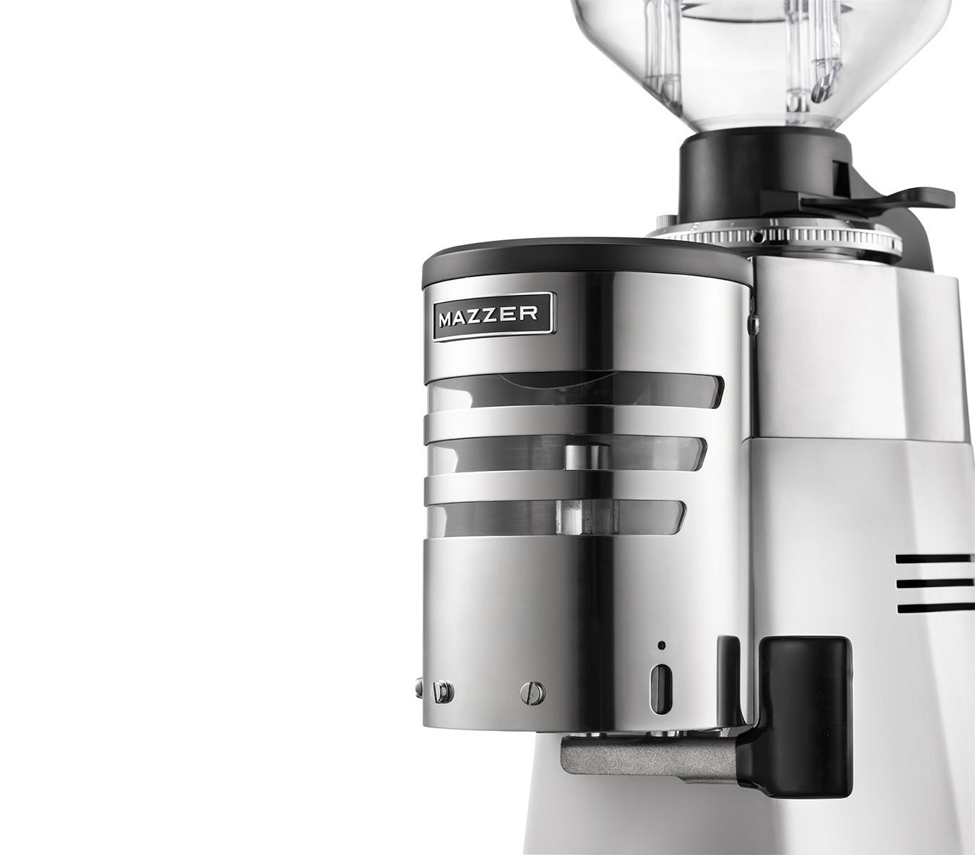 Mazzer Robur S Manual Doser Commercial Espresso Grinder - Silver